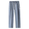 Lyocell Tencel casual pants, loose summer, thin wide-leg trousers, trendy and versatile new men's sports pants Item Picture